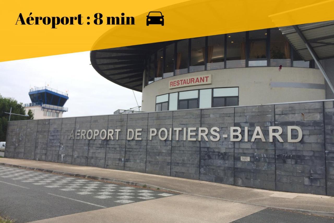 Le Cosy By Goodbnb - Proche Gare - 15Min Futuroscope Poitiers Buitenkant foto